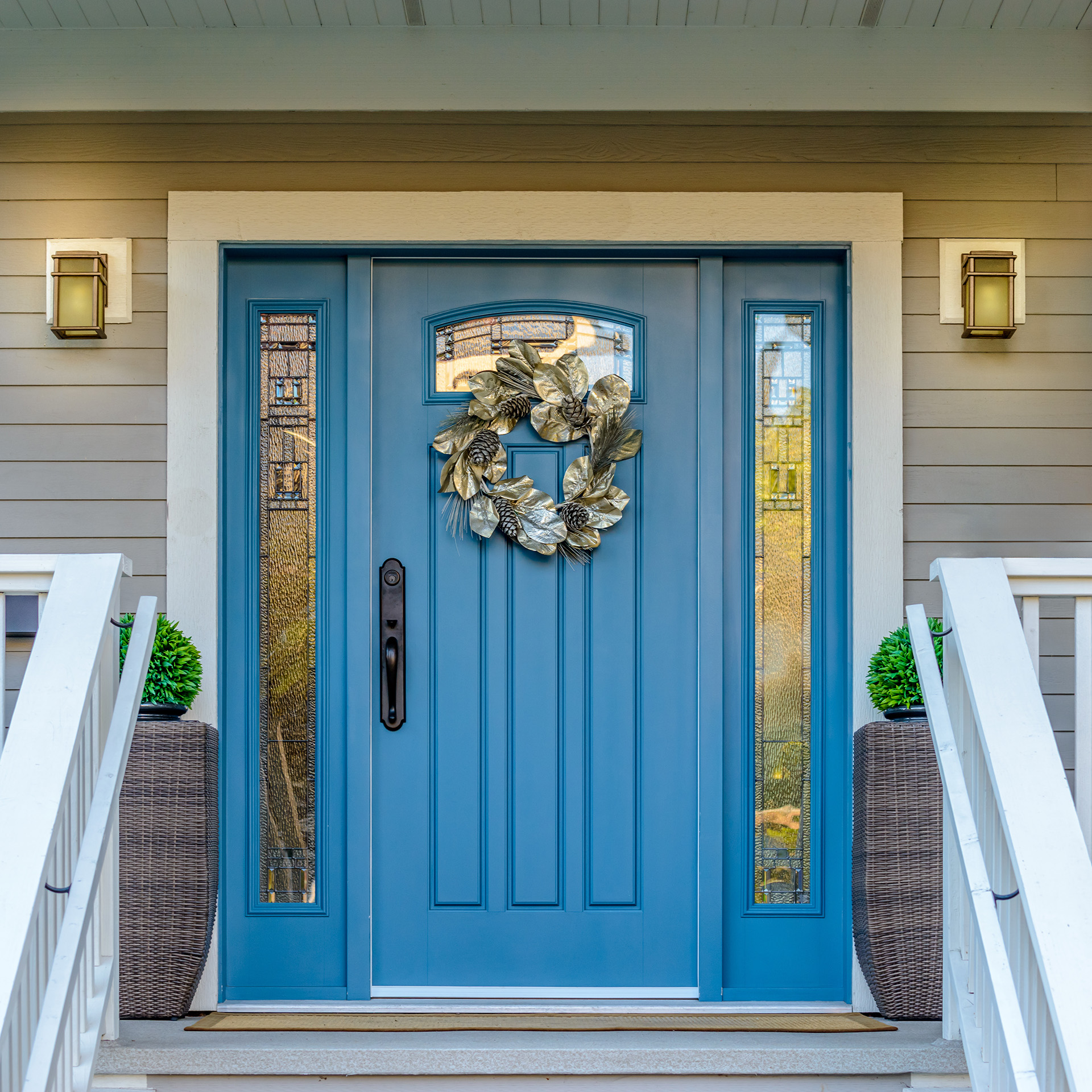 Blue Front door